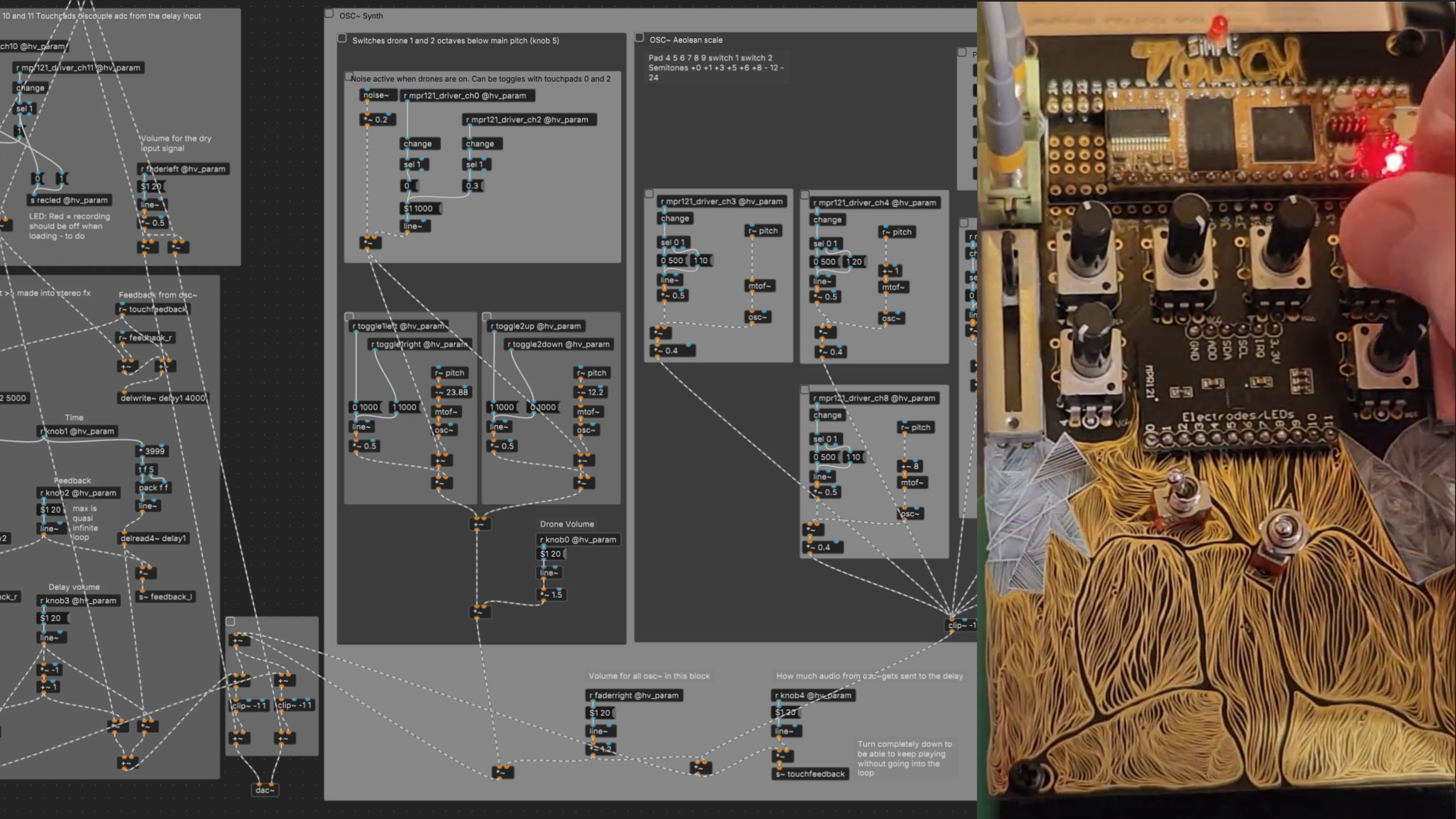 Plugdata Synthux Simple Touch example